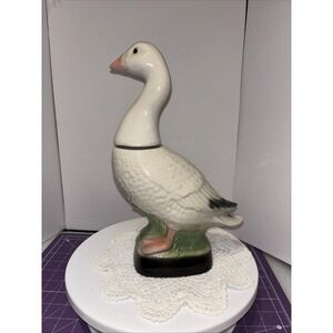 VTG 1979 Jim Beam Arctic Snow Goose11" Kentucky Bourbon Decanter
